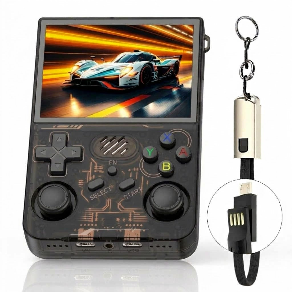 3.5" / transparent black / 64GB+15000 games
