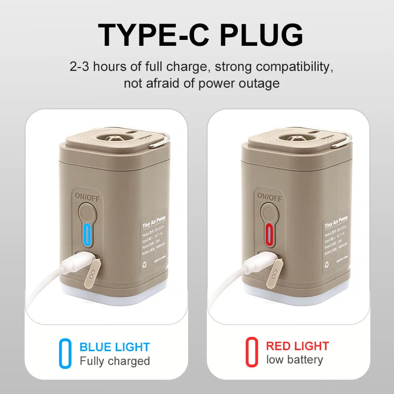 3 in 1 tiny electric air pumper